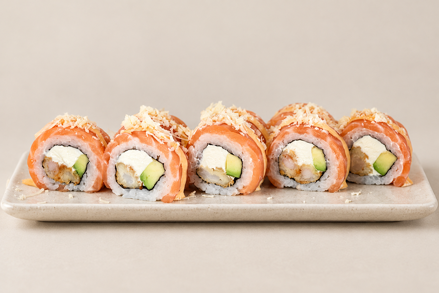 Salmon Ebi Roll — KAYASUSHI.MD